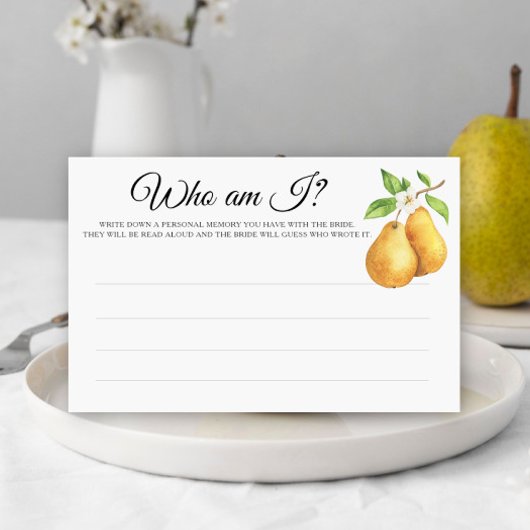 Pruimen Bruids douche Wie ben ik spel Briefpapier