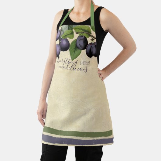  pruimen heerlijke keuken voor het bakken schort