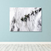 Pruimen uit Okmok Volcano, Aleutiaanse eilanden Canvas Afdruk (Insitu (Houten vloer))