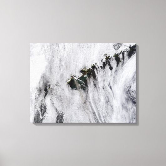 Pruimen uit Okmok Volcano, Aleutiaanse eilanden Canvas Afdruk (Voorkant)