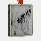 Pruimen uit Okmok Volcano, Aleutiaanse eilanden Metalen Ornament (Rechts)