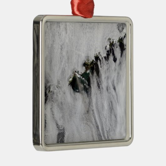 Pruimen uit Okmok Volcano, Aleutiaanse eilanden Metalen Ornament (Rechts)