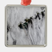 Pruimen uit Okmok Volcano, Aleutiaanse eilanden Metalen Ornament (Voorkant)