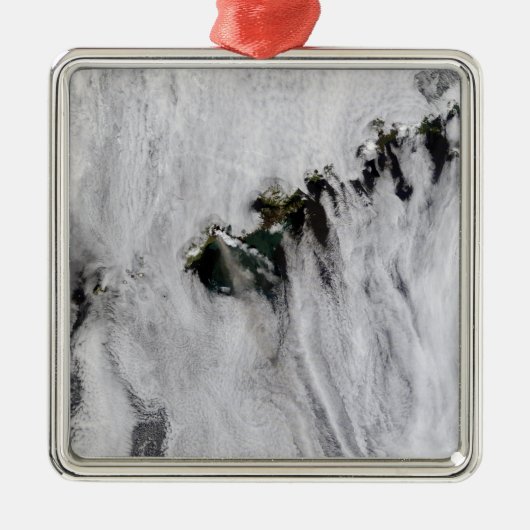 Pruimen uit Okmok Volcano, Aleutiaanse eilanden Metalen Ornament (Voorkant)