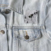 Pruimen uit Okmok Volcano, Aleutiaanse eilanden Vierkante Button 5,1 Cm (In situ)