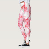 Pruimen van roodrok op wit leggings (Links)