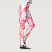 Pruimen van roodrok op wit leggings (Rechts)
