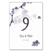 Pruimenbloesem sumie kaart (Voorkant)