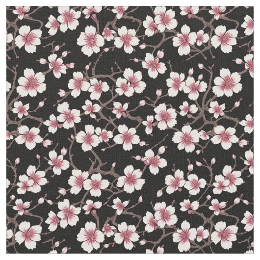 Pruimenbloesems - 3 stof (Close Up)