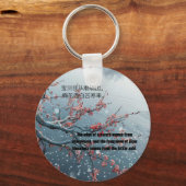 pruimenbossom sleutelhanger (Achterkant)