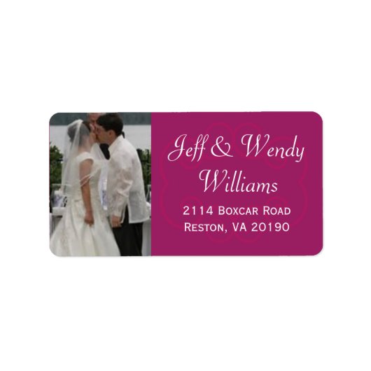 Pruimenfotolabels Etiket (Voorkant)