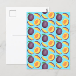 pruimenfruit briefkaart