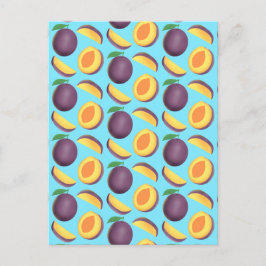 pruimenfruit briefkaart