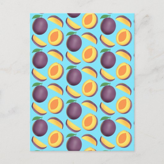 pruimenfruit briefkaart (Voorkant)