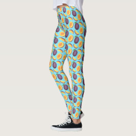 pruimenfruit leggings
