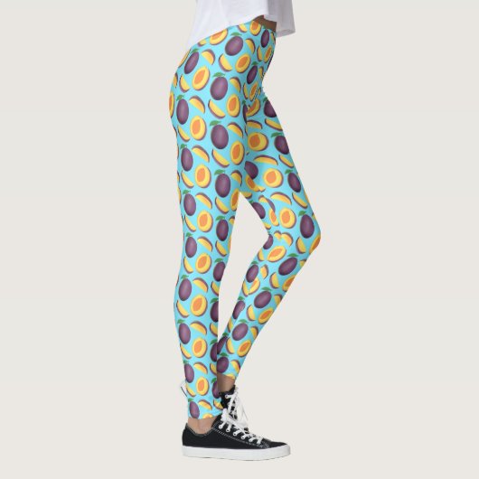 pruimenfruit leggings (Rechts)