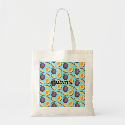 pruimenfruit tote bag (Voorkant)