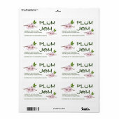 Pruimenjam potje label (Aanpassen) (Full Sheet)