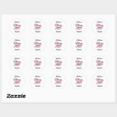Pruimenjam Ronde Sticker (Vel)