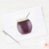 Pruimenjam Vierkante Sticker (Envelop)