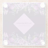 Pruimenperfectie: Tuinglamour Glazen Onderzetter (Achterkant)