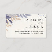 Pruimenval Zomer Lavendel Salie Bruidsdiner Informatiekaartje (Voorkant)