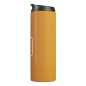 Pruimenzonsondergang - Monogramgradiënt Thermosbeker (Geroteerd rechts)