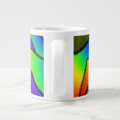 PRUIMKLEURIGE ROZEN BLOEM VREDE KUNST GROTE KOFFIEKOP (Achterkant)