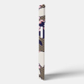 Pruisboombloemen traditionele japanse textielprodu Case-Mate iPhone case (Achterkant / Rechts)