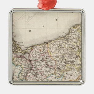 Pruisen, Duitsland, Polen 4 Metalen Ornament