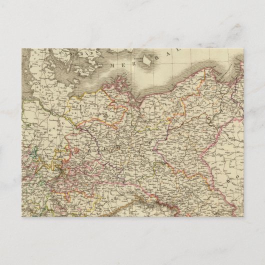Pruisen, Duitsland, Polen Briefkaart (Voorkant)