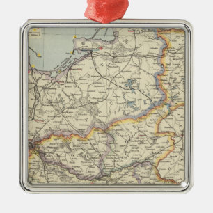 Pruisen en Polen 2 Metalen Ornament