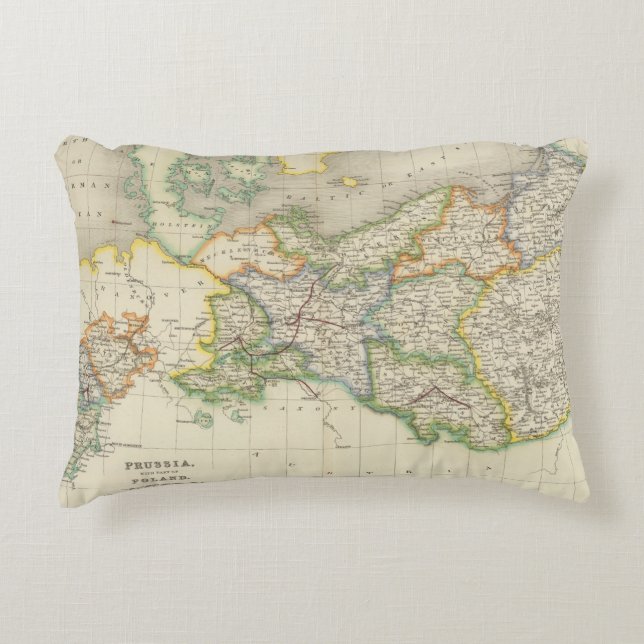 Pruisen en Polen Decoratief Kussen (Voorkant)