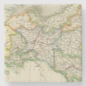 Pruisen en Polen Stenen Onderzetter (Voorkant)