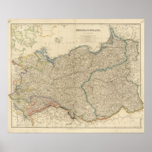 Pruisen, Polen Poster (Voorkant)