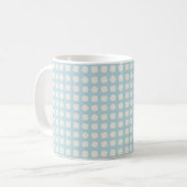 Pruisisch Blau Marshmallow Mok (Voorkant links)