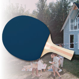 Pruisisch Blauw Effen Kleur | Klassiek | Elegant Tafeltennisbatje
