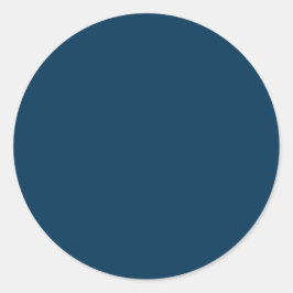 Pruisisch Blauw Ronde Sticker