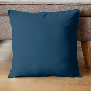 Pruisisch Blauw Stevige Kleur   Klassiek   Elegant Kussen