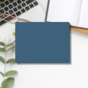 Pruisisch Blauw Stevige Kleur Klassiek Elegant Post-it® Notes