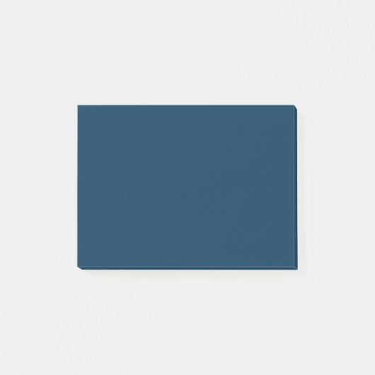 Pruisisch Blauw Stevige Kleur | Klassiek | Elegant Post-it® Notes (Voorkant)