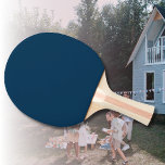 Pruisisch Blauw Stevige Kleur | Klassiek | Elegant Tafeltennisbatje<br><div class="desc">Pruisisch Blauw Stevige Kleur | Blauwe tinten | Klassiek | Elegant | Trendy | Stijlvol | Professioneel ontwerp</div>