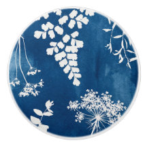 Pruisisch Indigo Blauw Cyanotype Varens Botanische