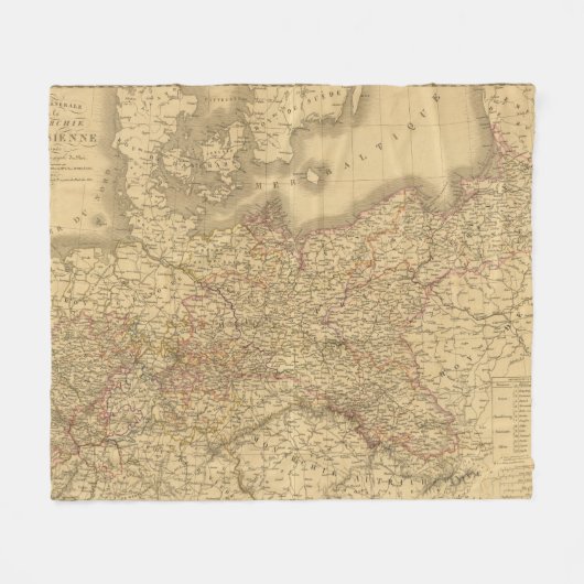Pruisisch Rijk 2 Fleece Deken (Voorkant (Horizontaal))