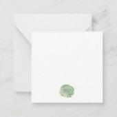 Pruisische Blauwe Krans Notecards Notitiekaartje (Achterkant)