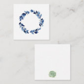 Pruisische Blauwe Krans Notecards Notitiekaartje (Voorkant / Achterkant)