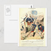 Pruisische fusiliers briefkaart (Voorkant / Achterkant)