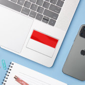 Pruisische provincie Brandenburg Vlag (1815-1945) Sticker (Laptop met iPhone)