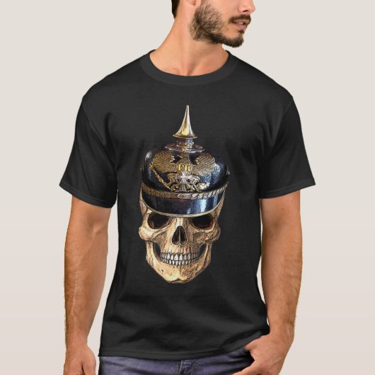 Pruisische schedel t-shirt (Voorkant)
