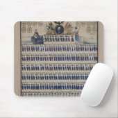 Pruisische uniformen uit de tijd van Frederick Muismat (Met muis)